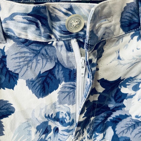 Lauren (Ralph) Jeans 8P Blue & White Floral - Picture 4 of 12